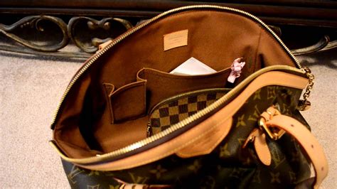 interior of Louis Vuitton bags